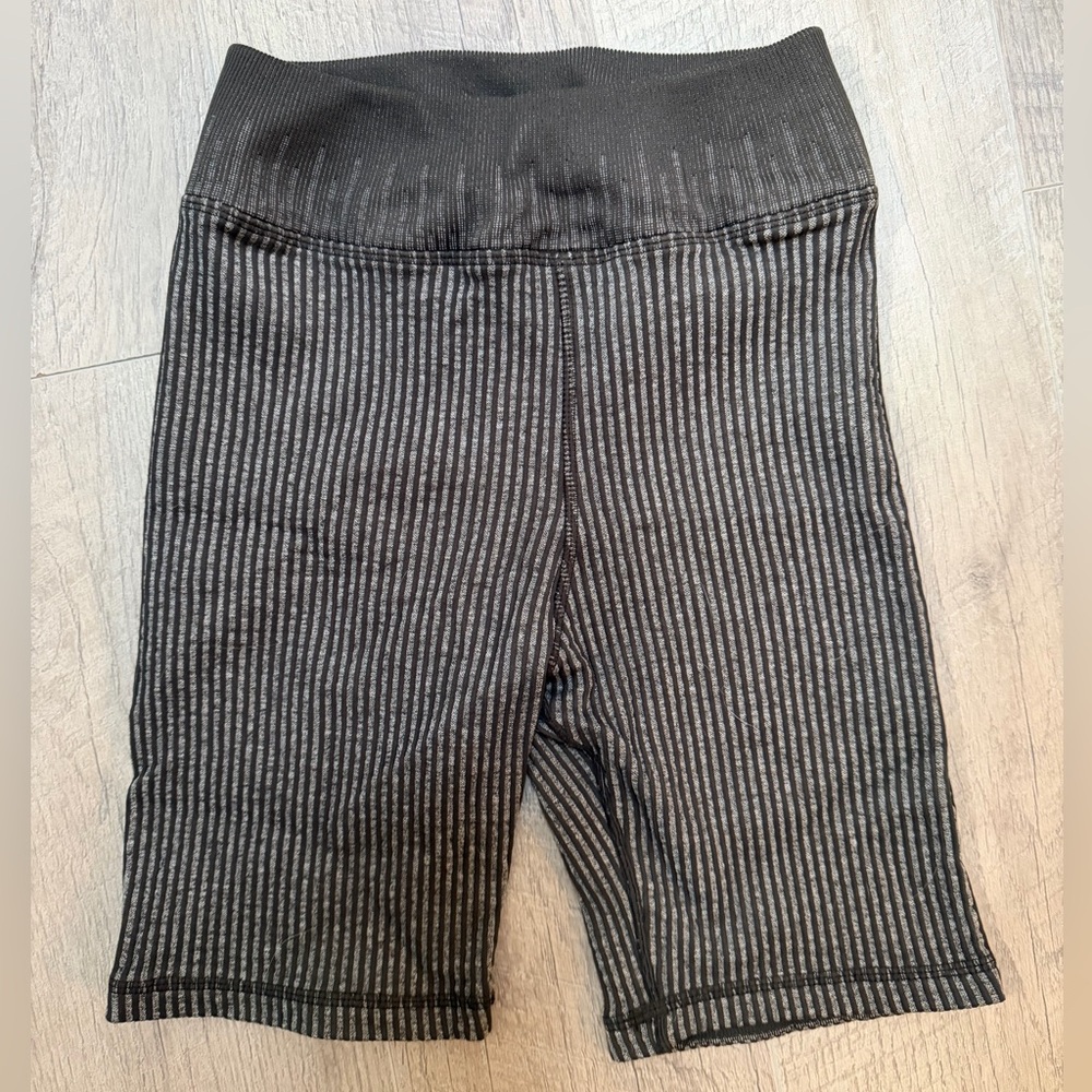 Avocado Brown Ribbed Bike Shorts